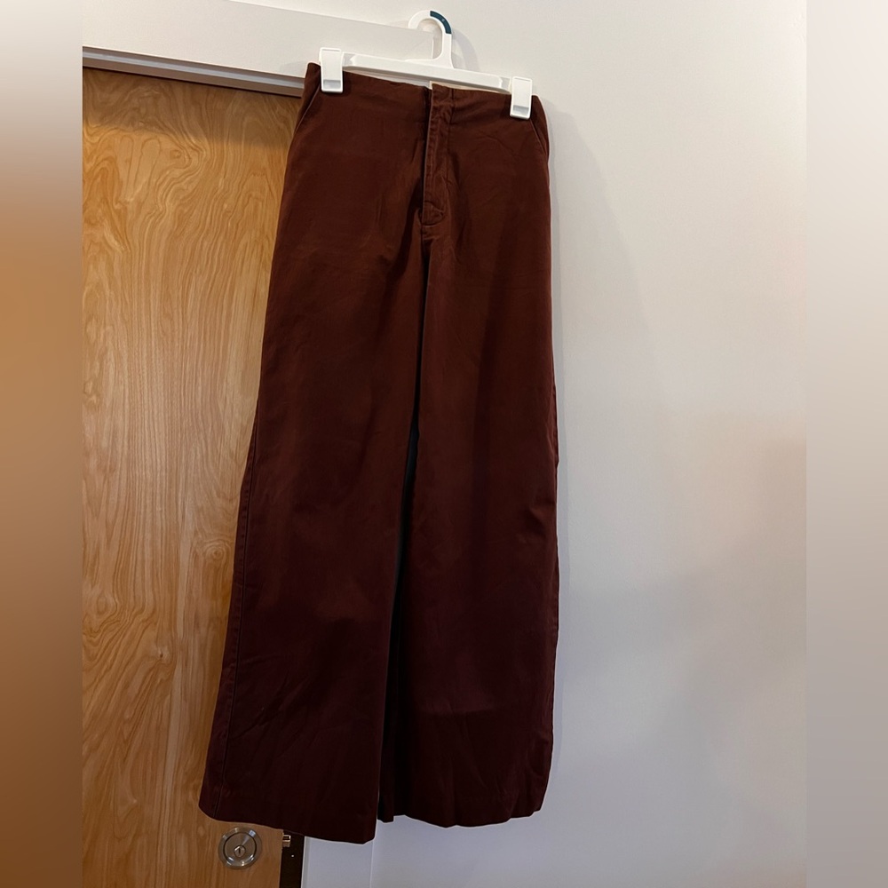 Abercrombie & Fitch Chocolate Wide Leg Pants